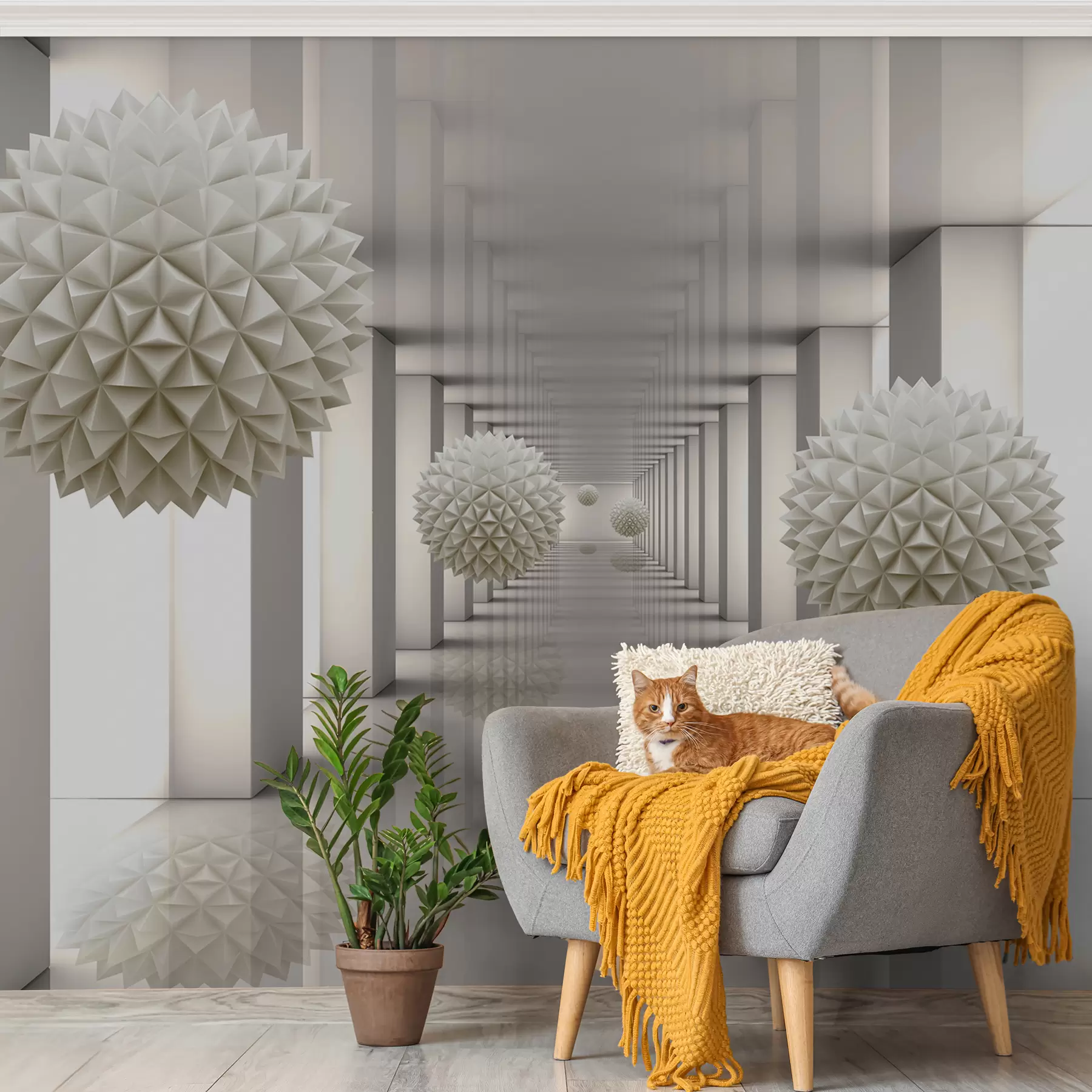 Fototapete Brauner Schmetterling u63738