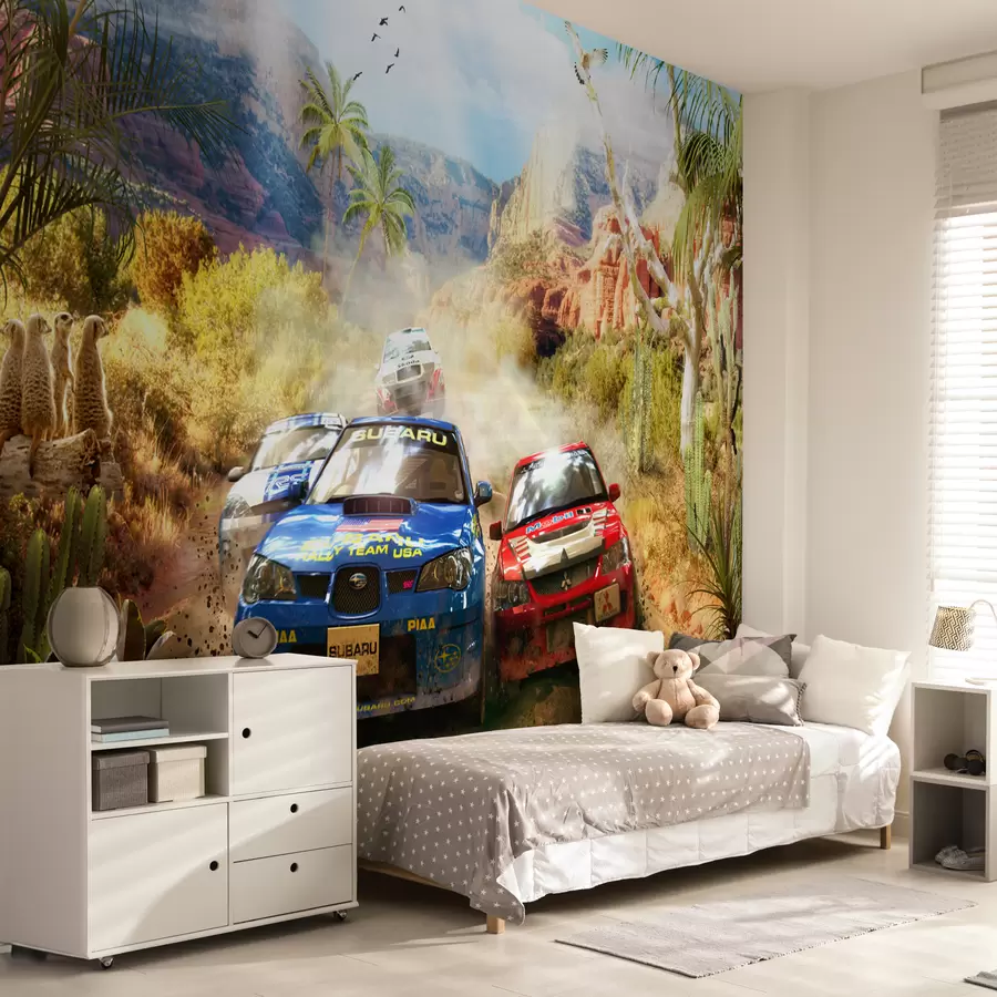 Fototapete Rallye durch den Canyon u64438