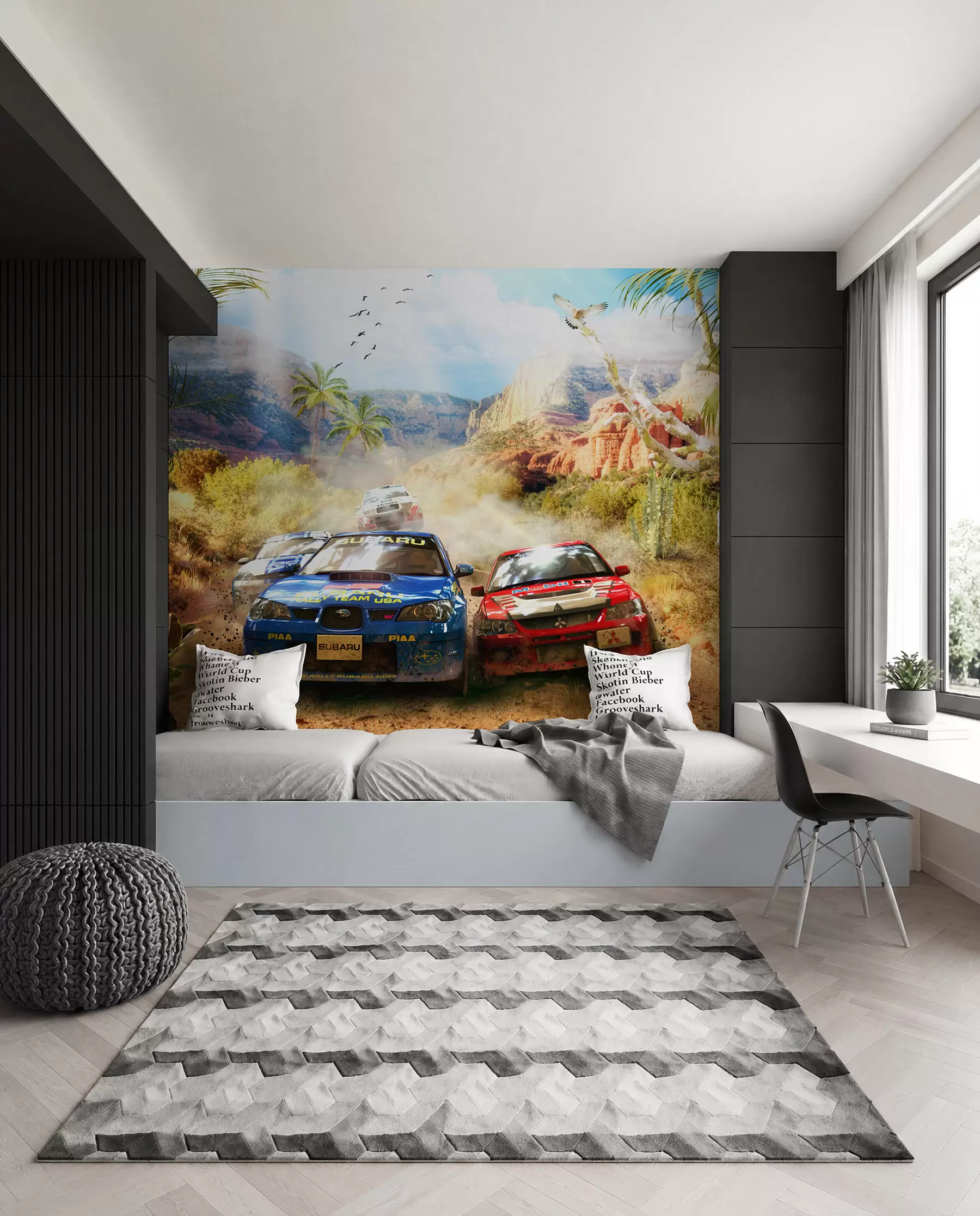 Fototapete Rallye durch den Canyon u64438