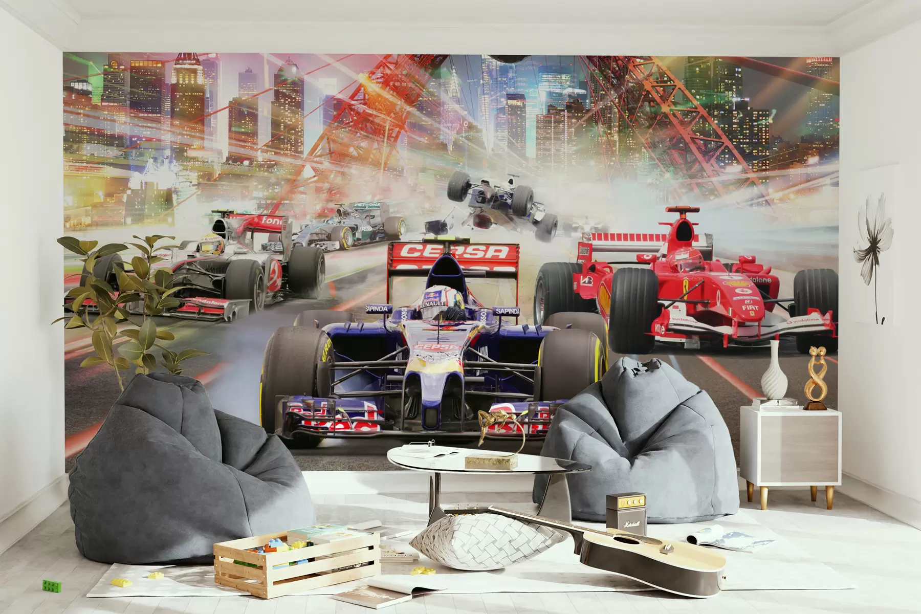 Fototapete Rad, Reifen und Auto u64439