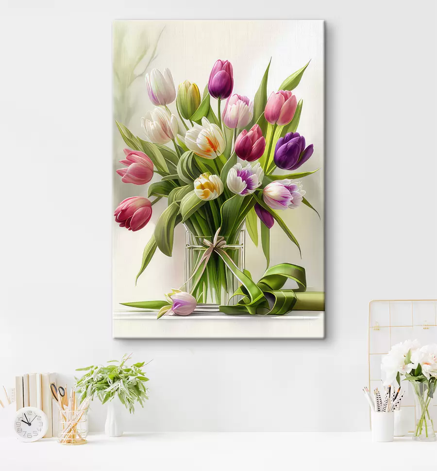 Wandbilder Blume, Pflanze und Blumentopf s31219