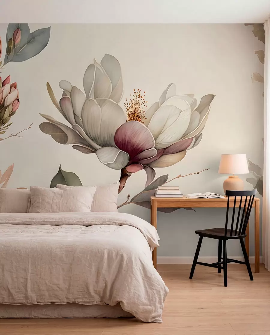 Fototapete Illustration Magnolie u93020