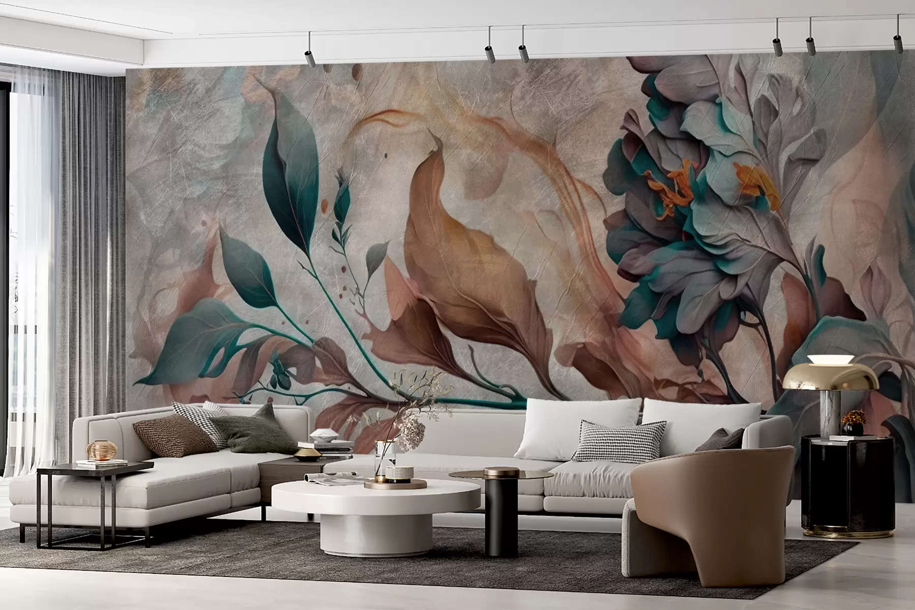 Fototapete Wunderschöner Zweig der Farben u93917