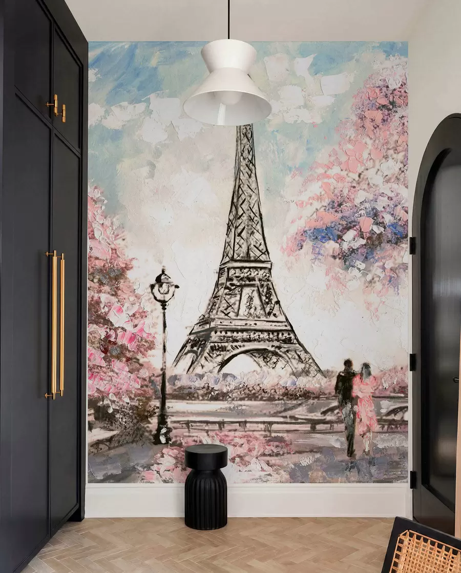 Fototapete Straßenansicht von Paris u74631