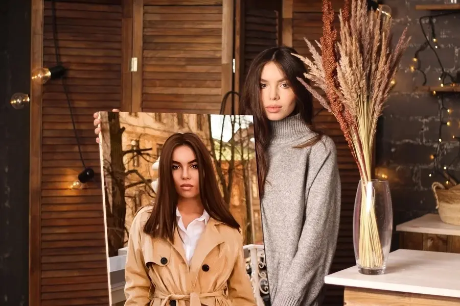 Wandbilder Mode, Blitzfotografie und Ärmel s31860