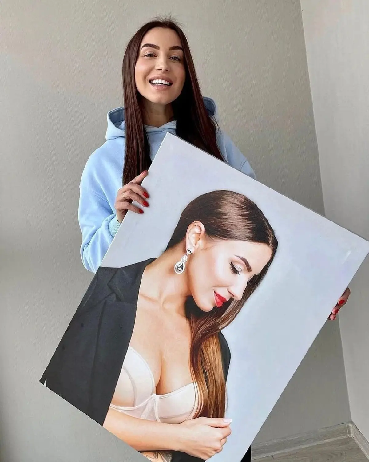 Wandbilder Haut, Schulter und Lächeln s31863