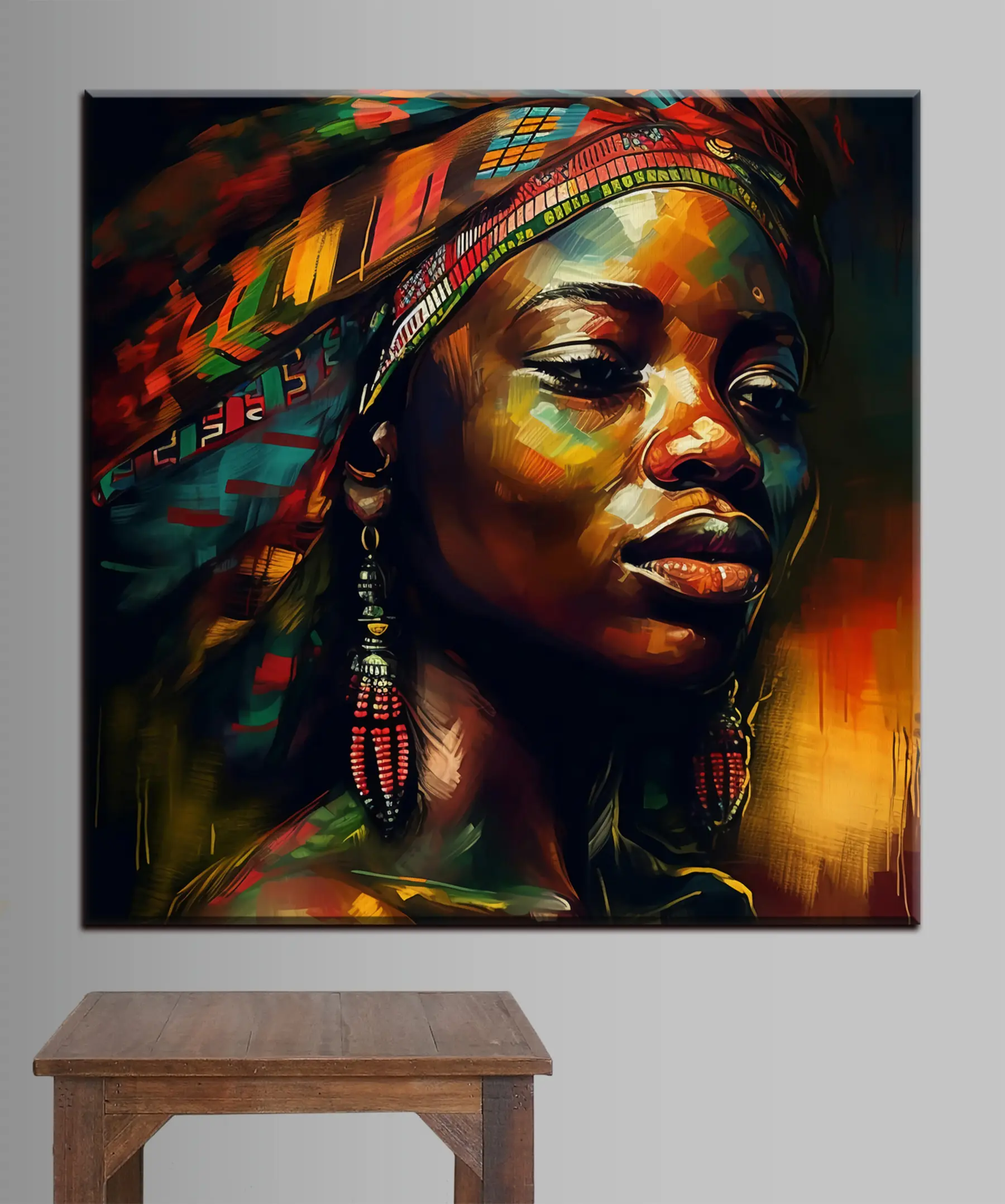 Wandbilder Kunst, Kunstfarbe und Farbe s31765