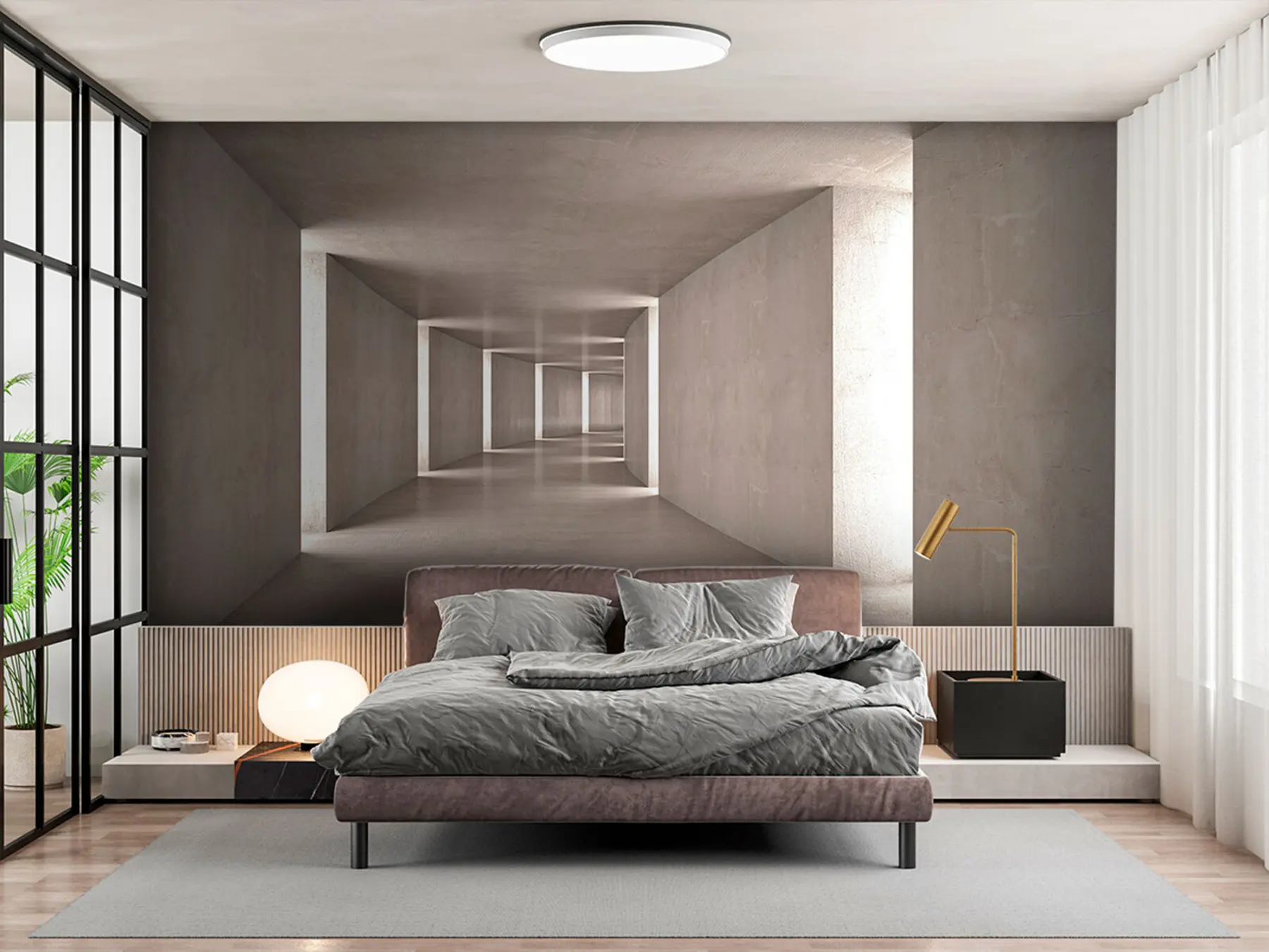 Fototapete Abstrakter Tunnel u75401