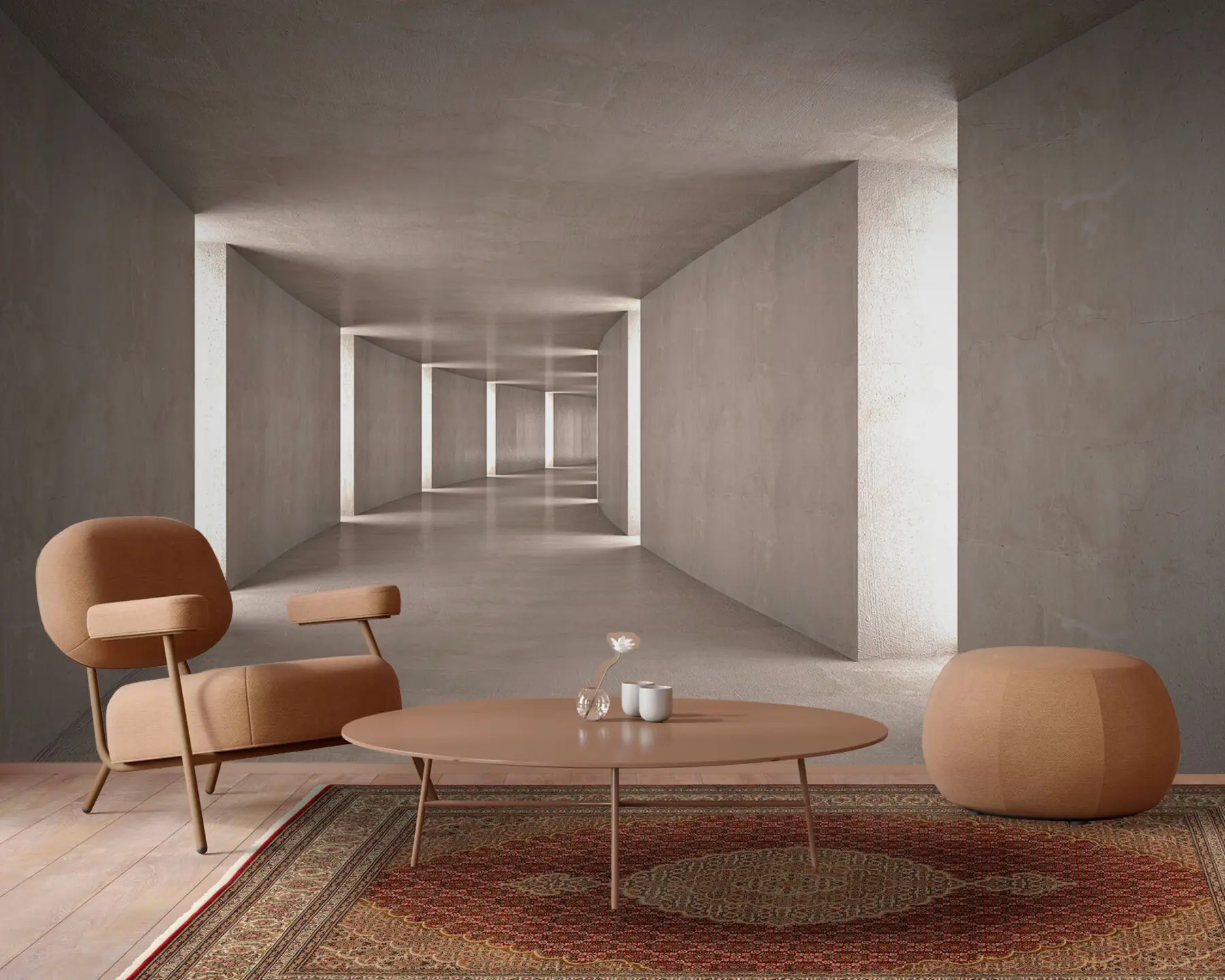 Fototapete Abstrakter Tunnel u75401