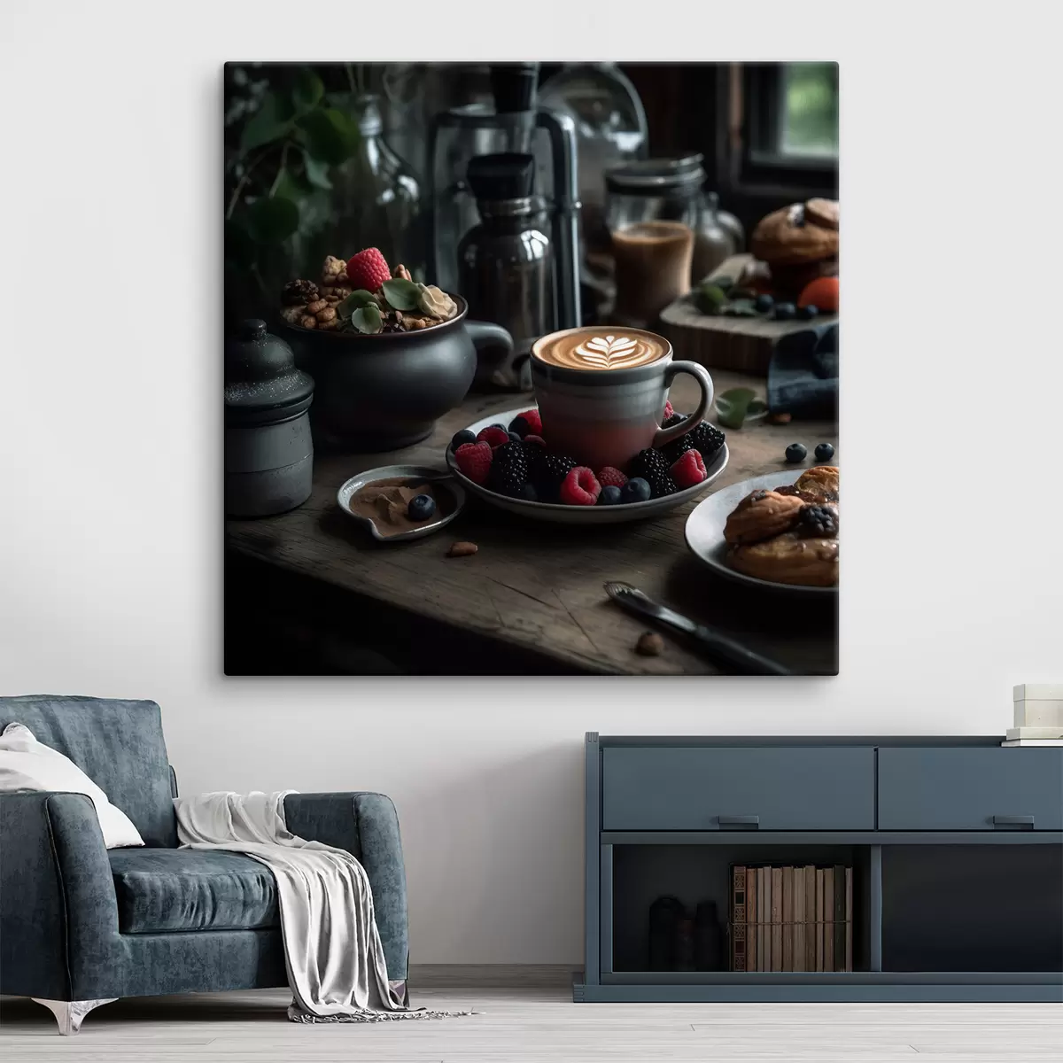 Wandbilder Lebensmittel, Tafelgeschirr und Geschirr s32154