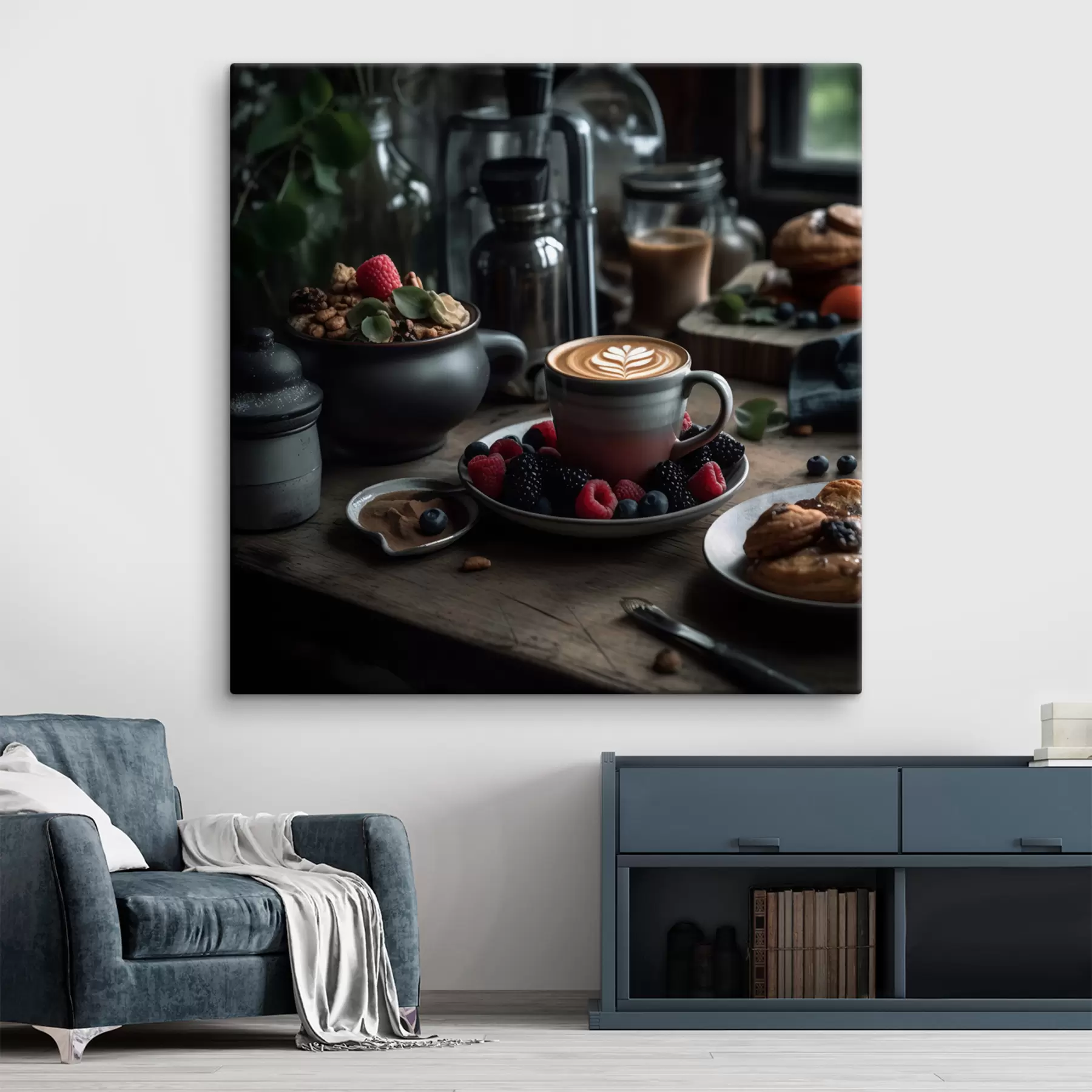 Wandbilder Lebensmittel, Tafelgeschirr und Geschirr s32154