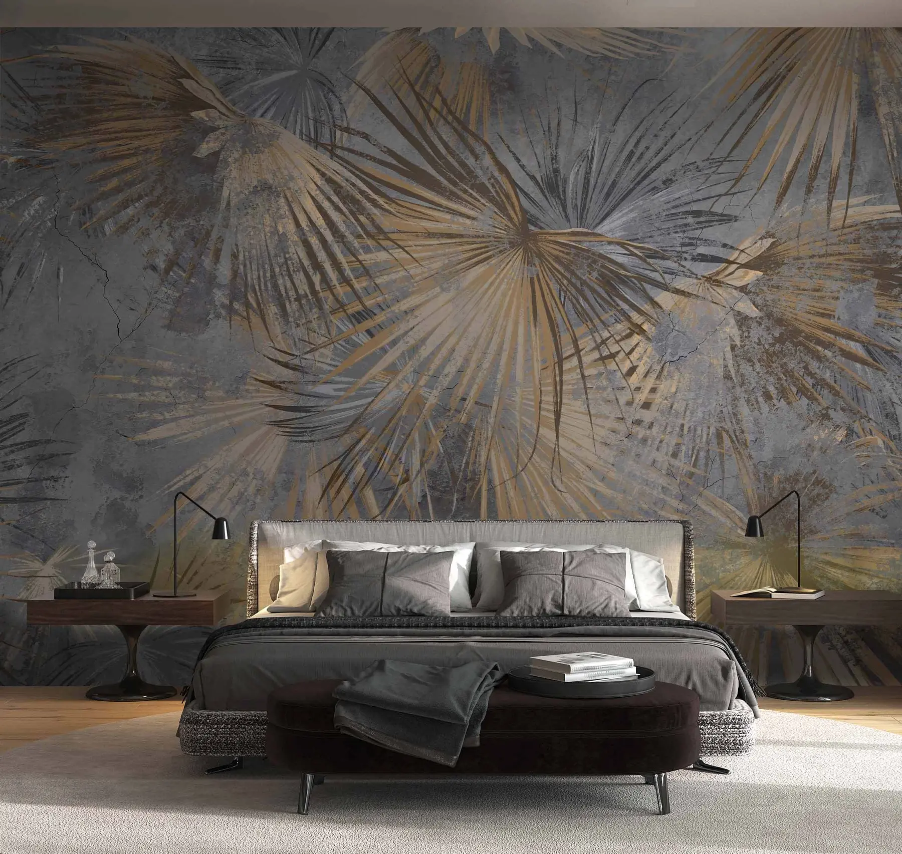 Fototapete Palmgrunge u75787