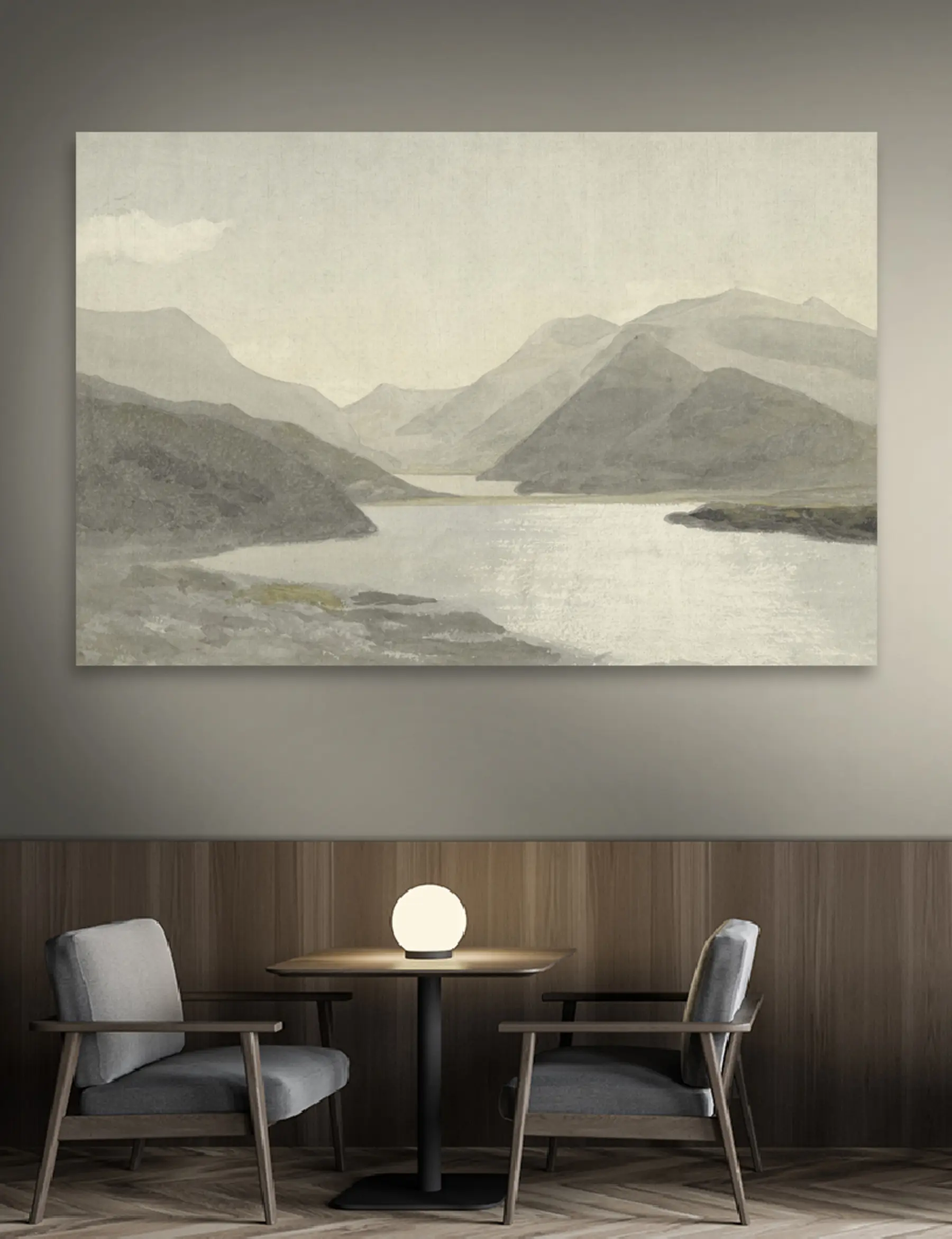 Wandbilder Wasser, Himmel und Berge s32629