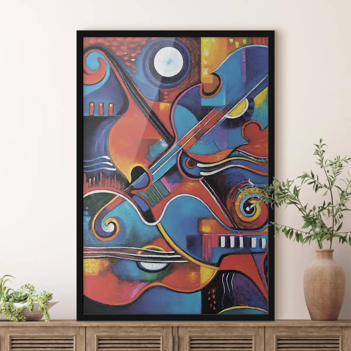 Poster Schwarz, Rechteck und Schwarz-Weiß f00324