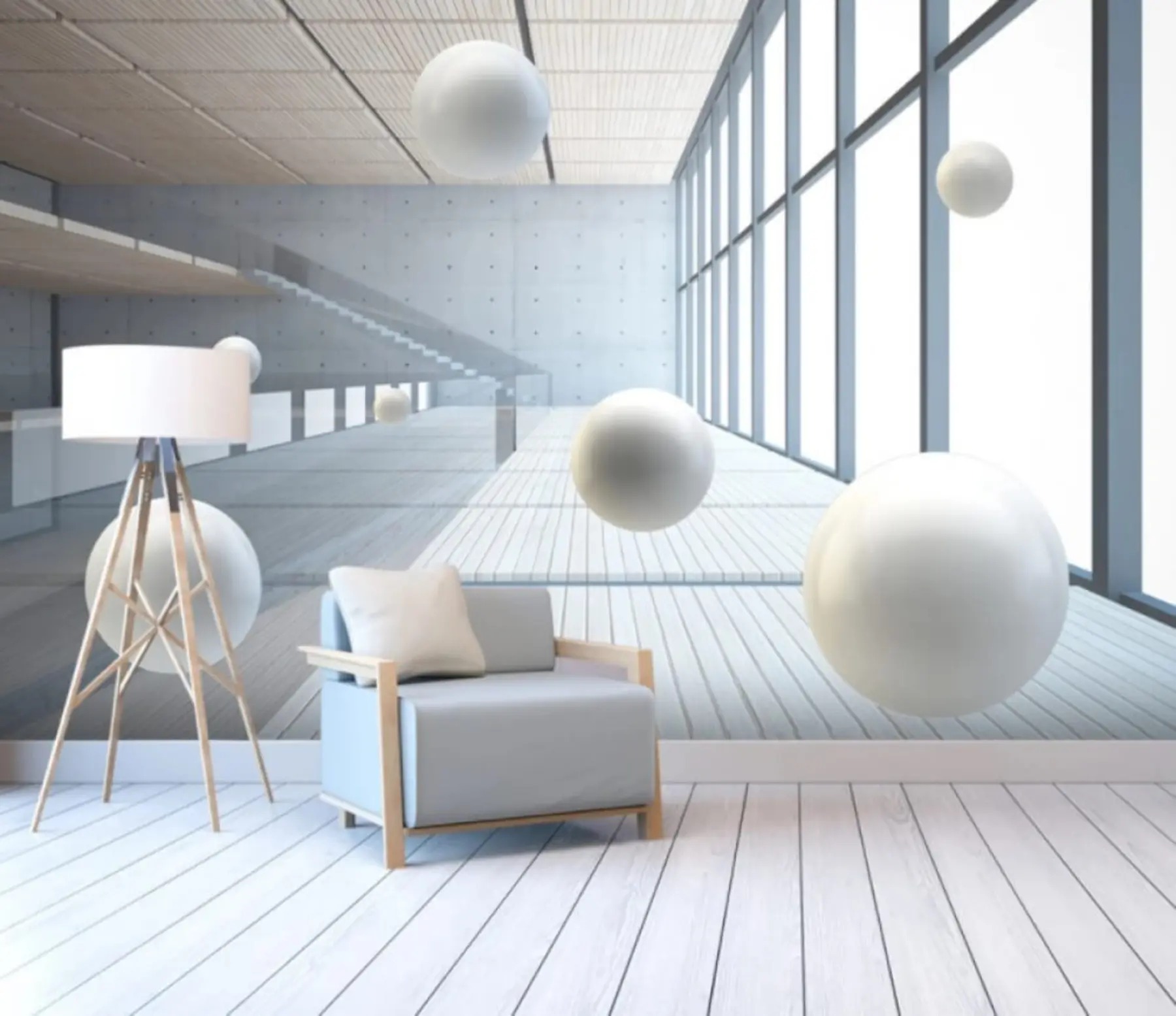 Fototapete Grundstücke, leichte e Gebäude u04311