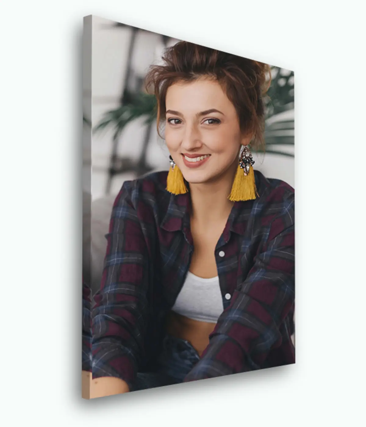 Wandbilder Lächeln, Augenbrauen und Produkt s33108