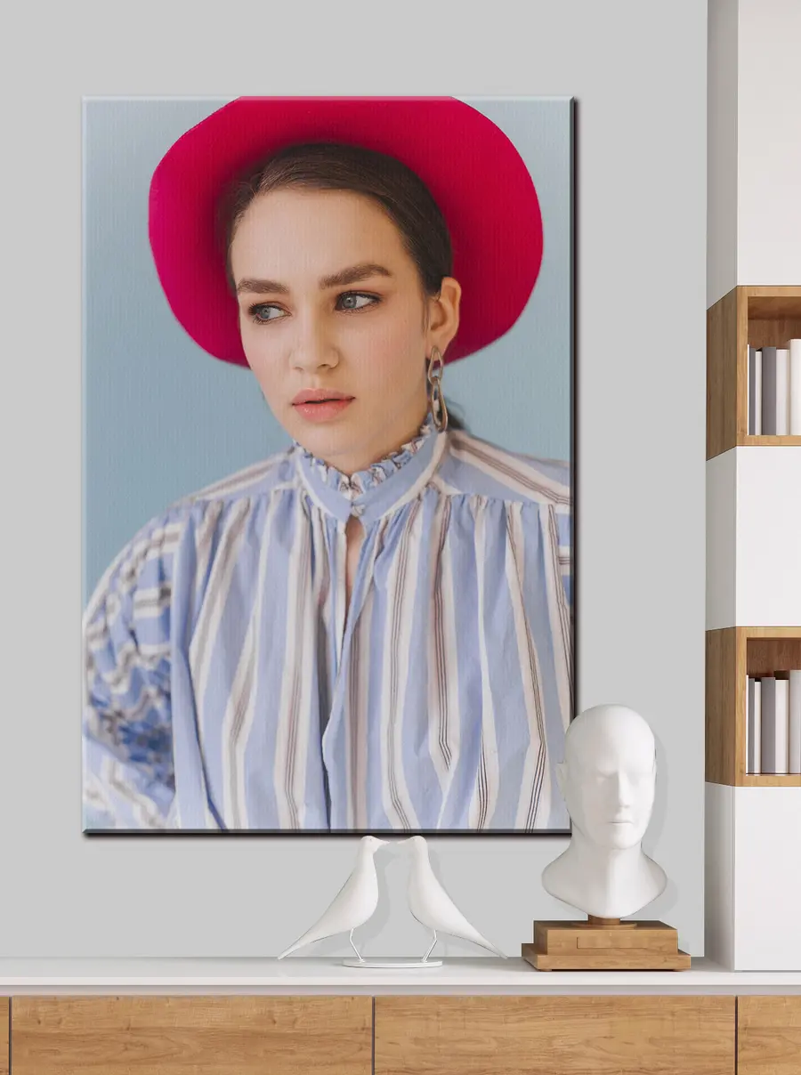 Wandbilder Lippen, Augenbrauen und Wimpern s33112