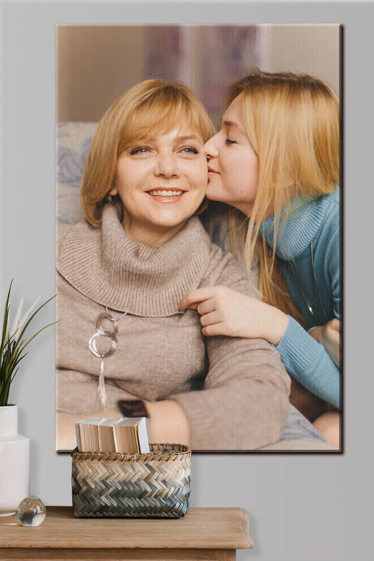 Wandbilder Wange, Lächeln und glücklich s33114