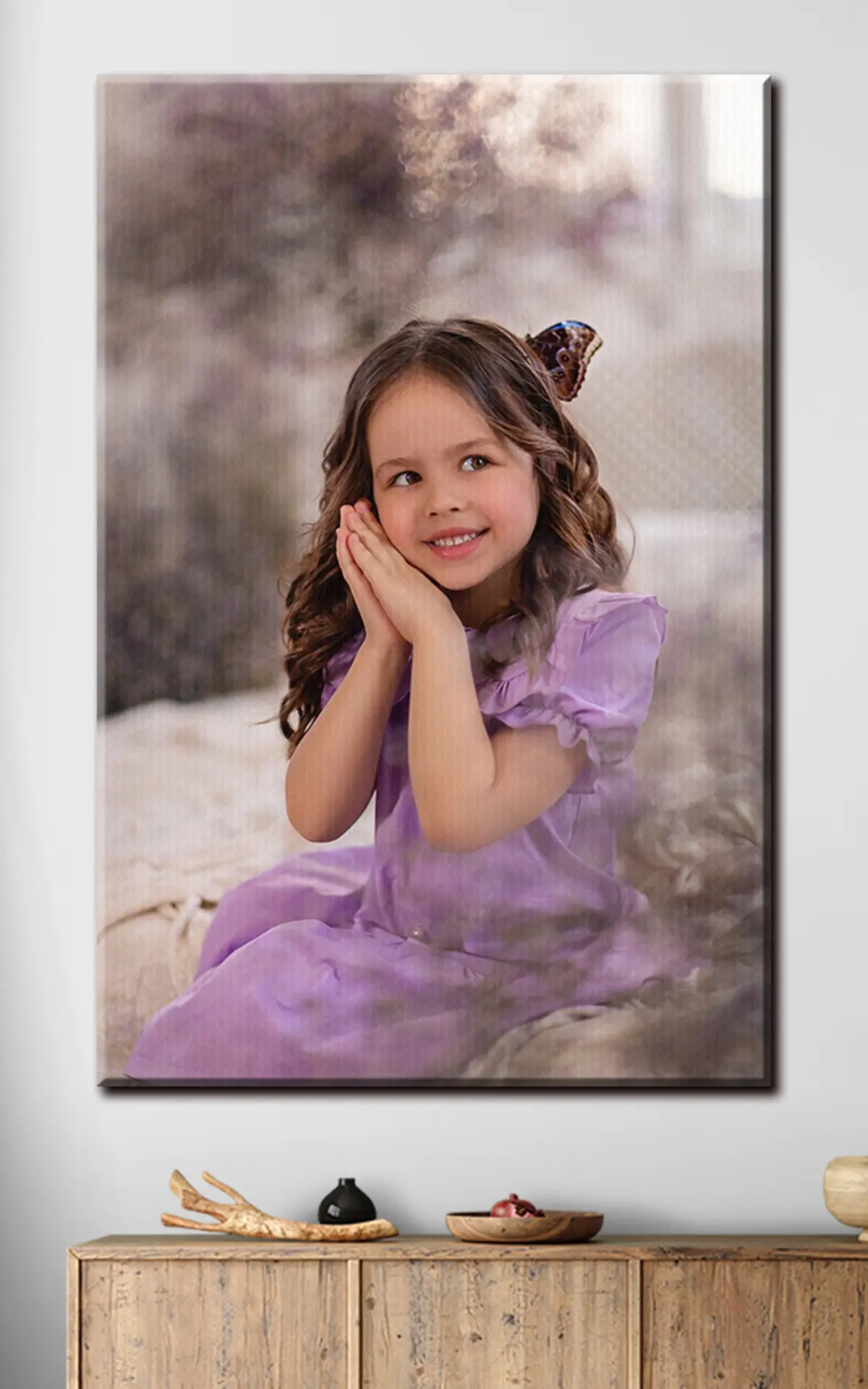 Wandbilder Haare, Kopf und Lächeln s33156