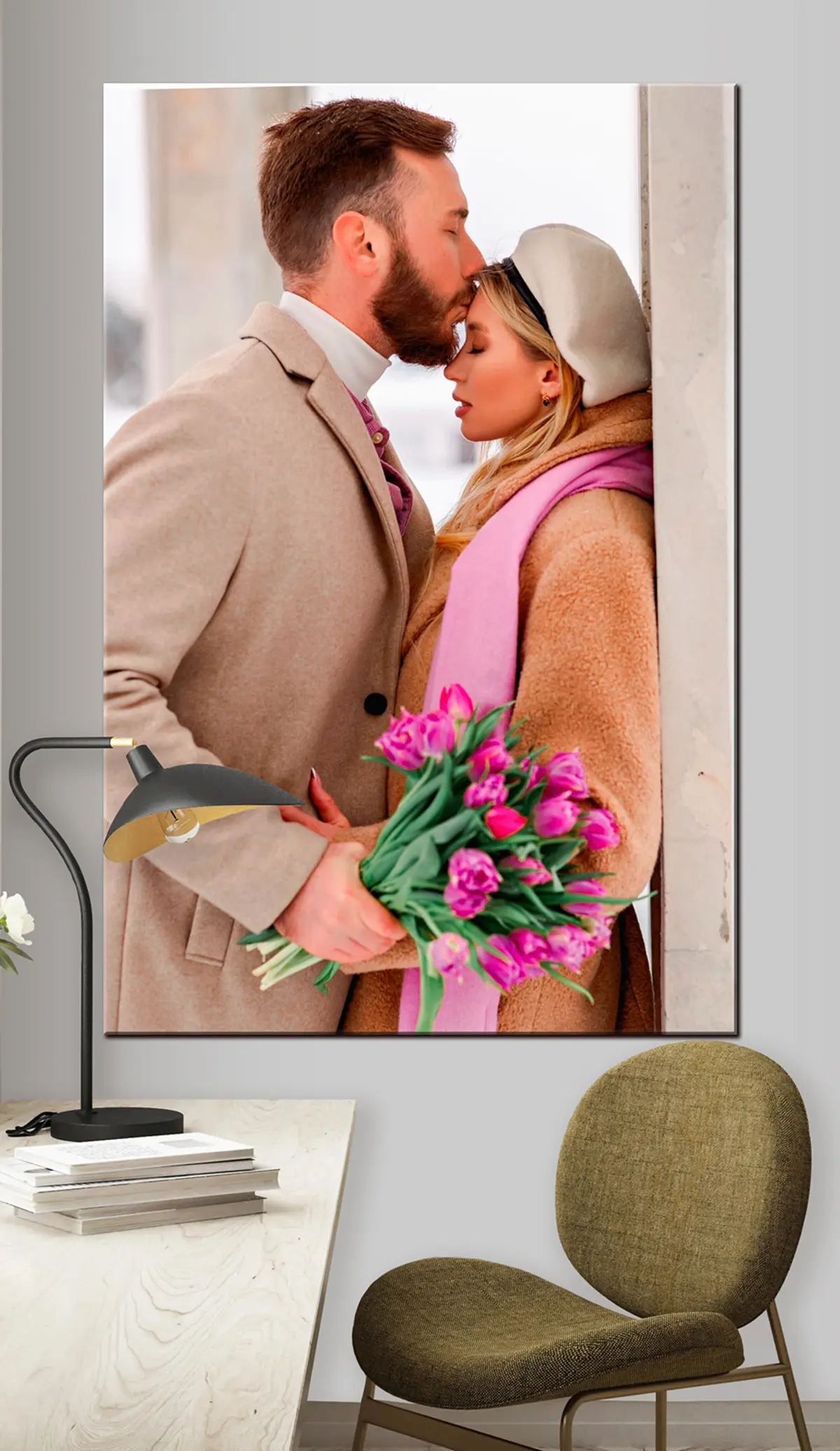 Wandbilder Blume, Pflanze und Krawatte s33162