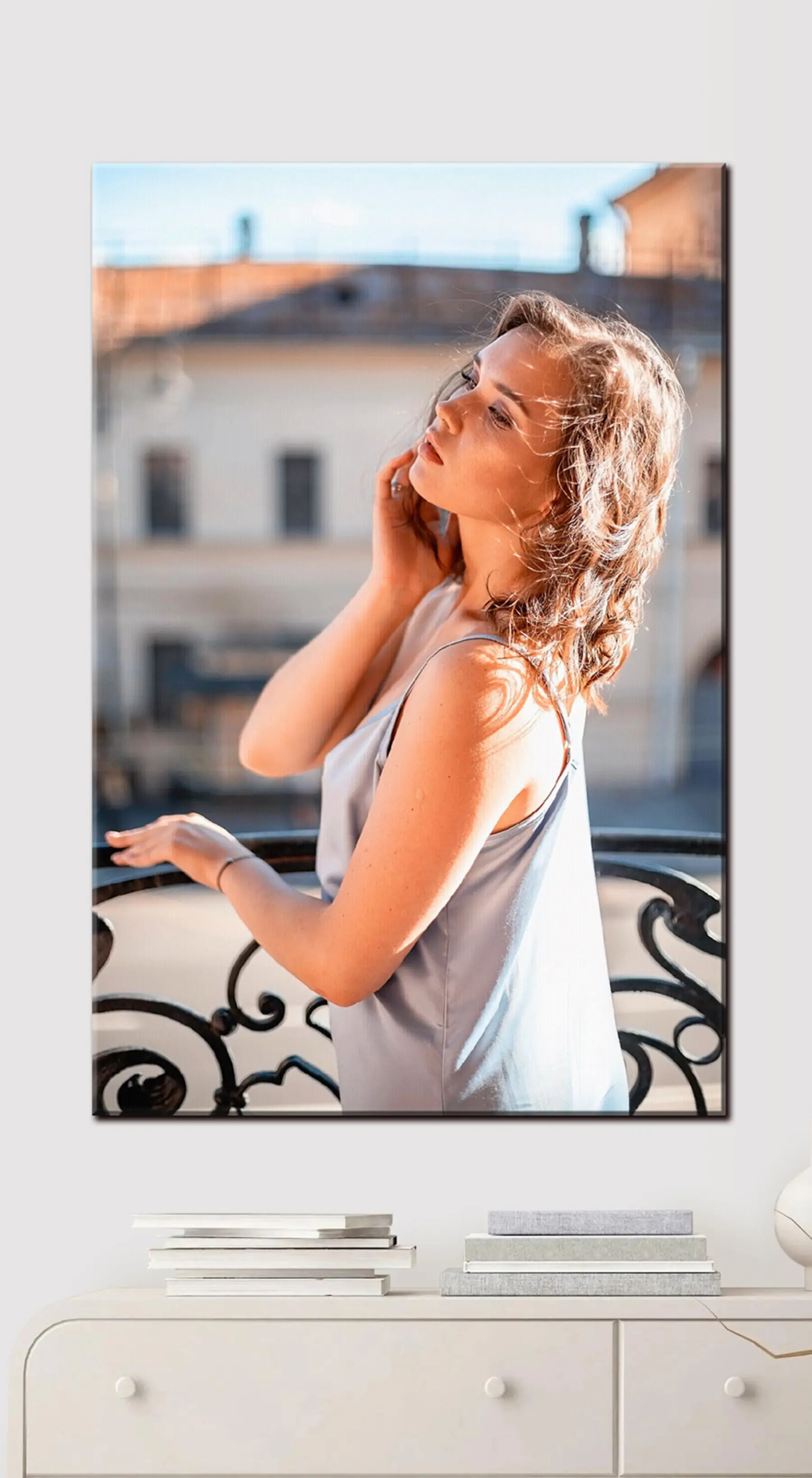 Wandbilder Wimpern, Blitzlichtfotografie und Ärmel s33171