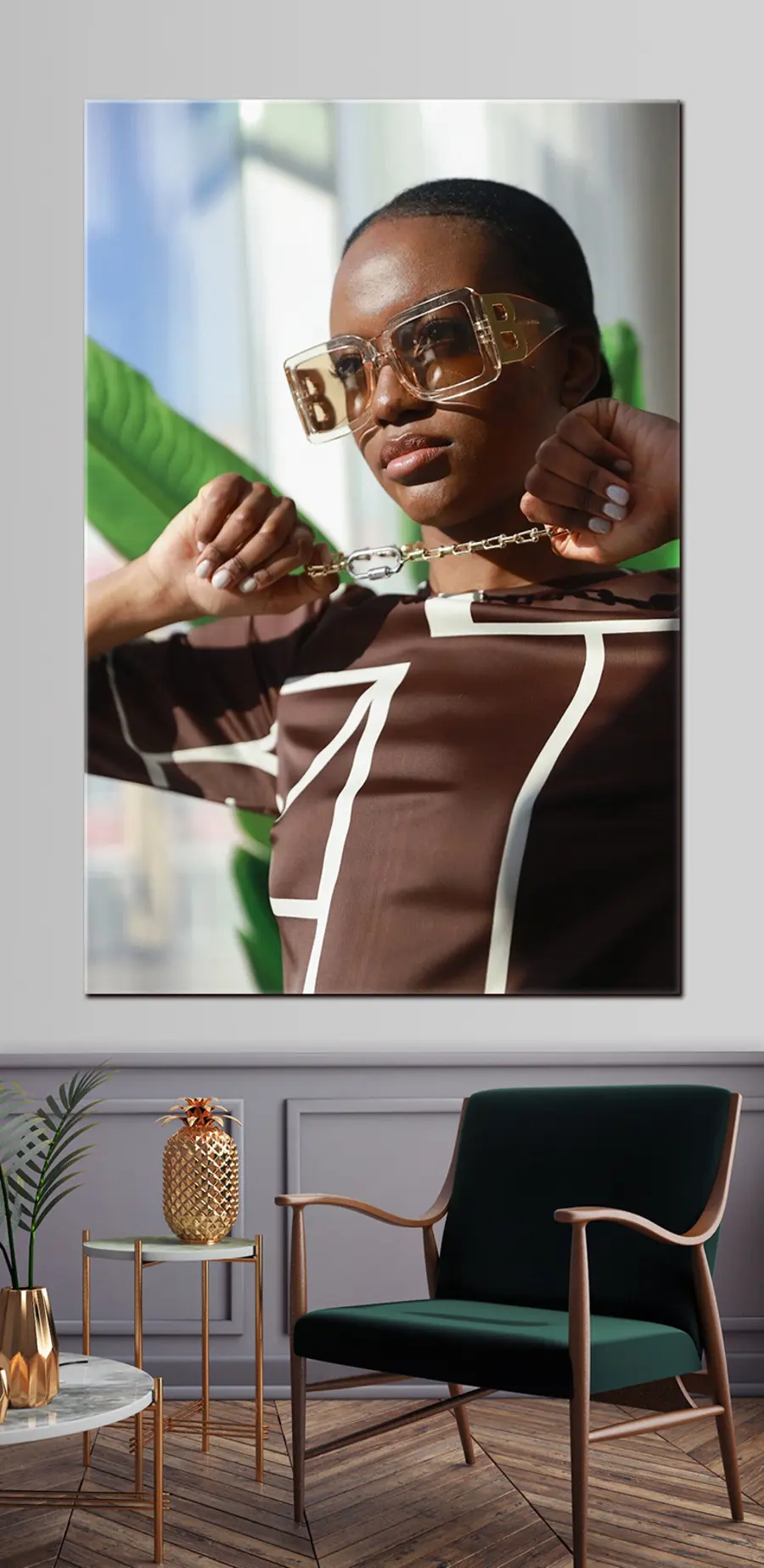 Wandbilder Brillen, Augenpflege und Hülsen s33177