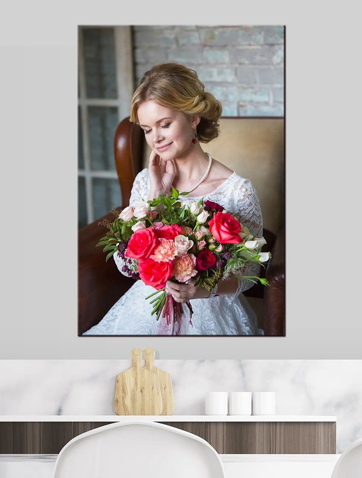 Wandbilder Blume, Lächeln und Pflanze s33185