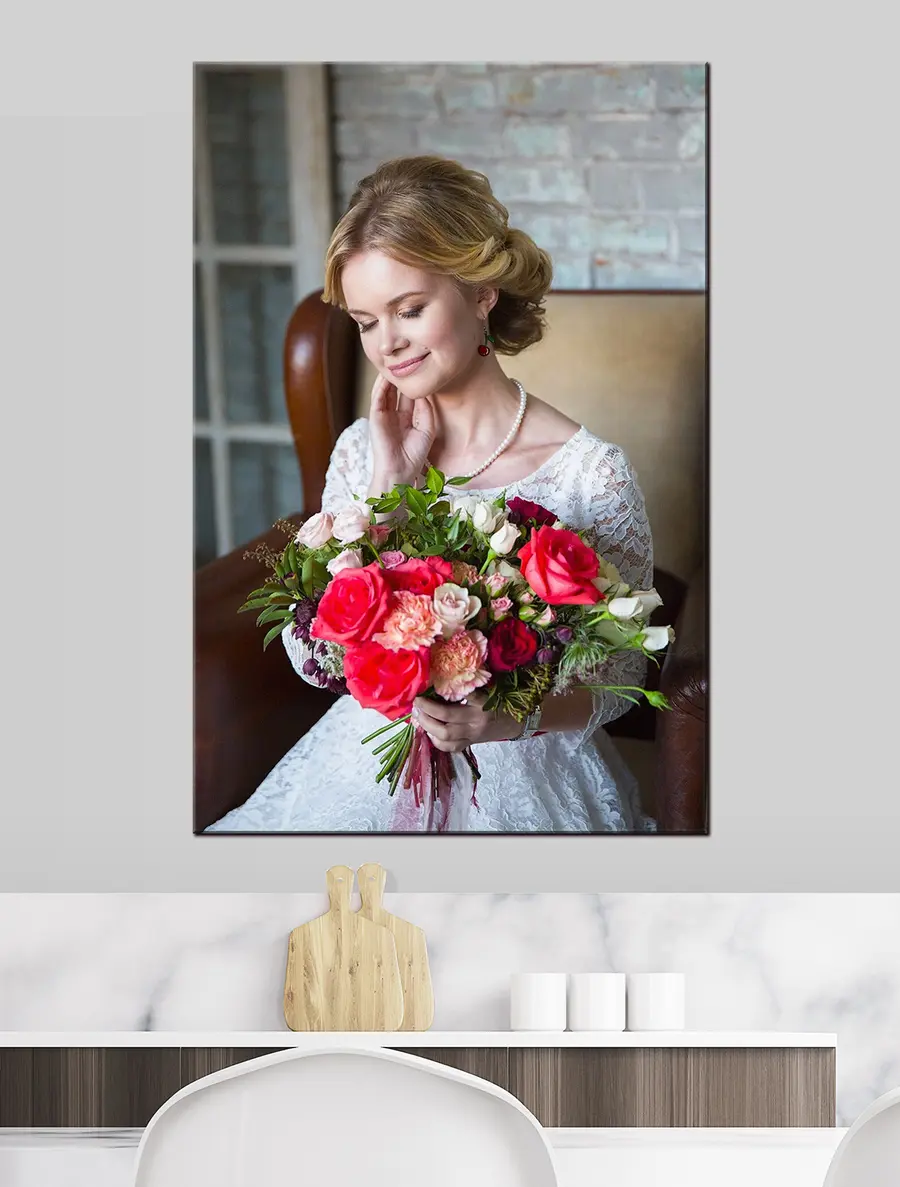 Wandbilder Blume, Lächeln und Pflanze s33185