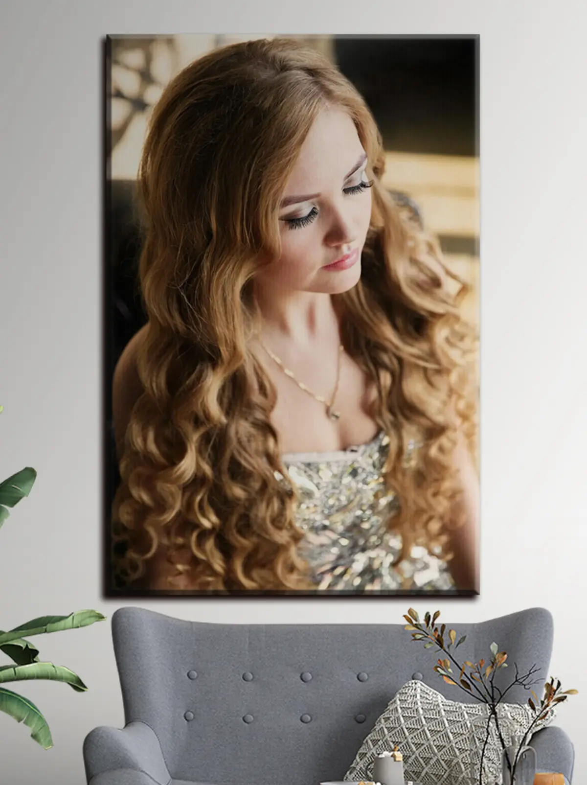 Wandbilder Gesicht, Augenbrauen und Wimpern s33187