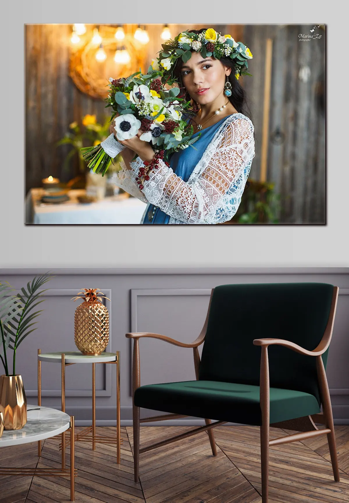 Wandbilder Blume, Ärmel und Blazer s33198