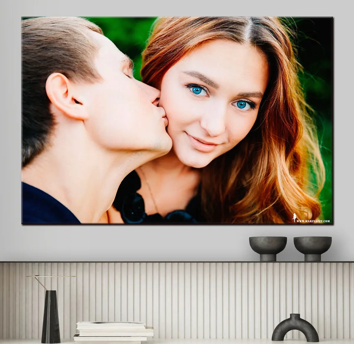 Wandbilder Nase, Lippe und Augenbraue s33203