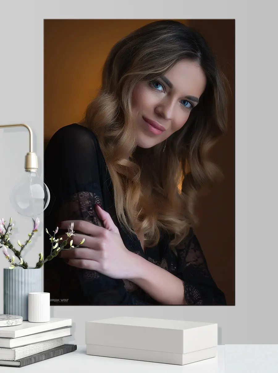 Wandbilder Lippen, Augenbrauen und Wimpern s33205