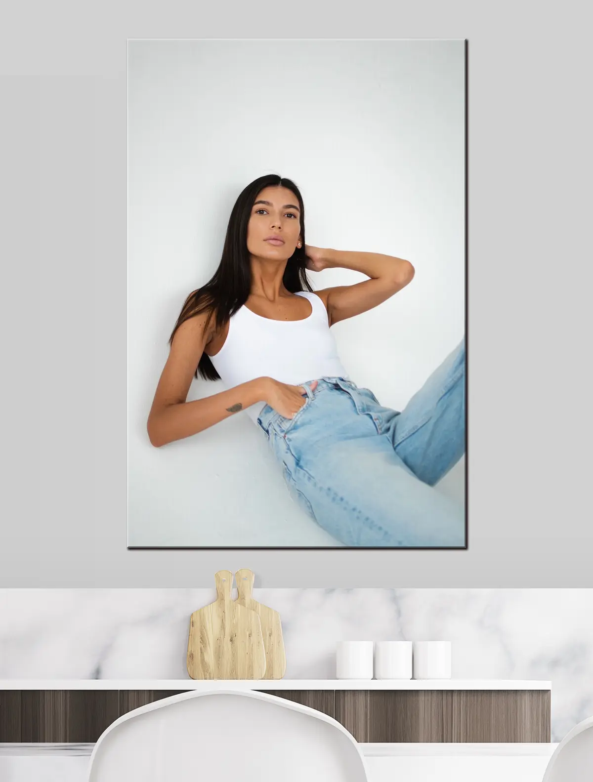 Wandbilder Arm, Schulter und Ärmel s33206