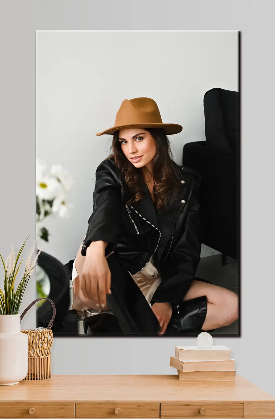 Wandbilder Oberbekleidung, Hut und menschlicher Körper s33216