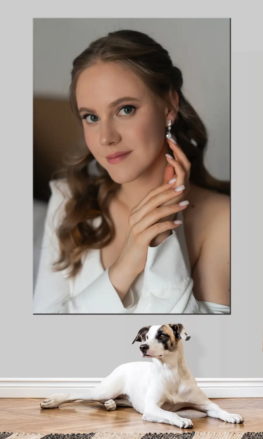 Wandbilder Lippen, Augenbrauen und Wimpern s33224