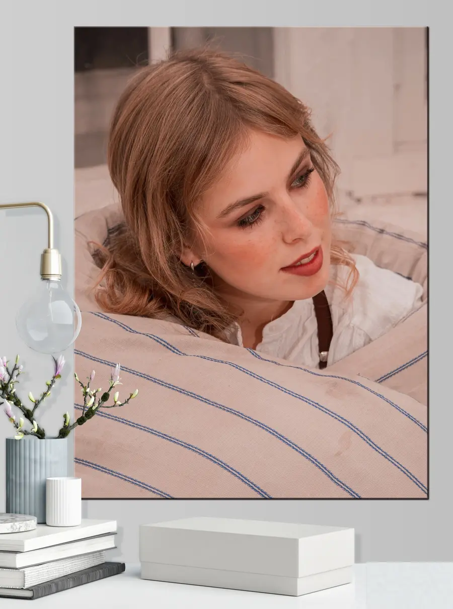 Wandbilder Augenbrauen, Wimpern und Ärmel s33225