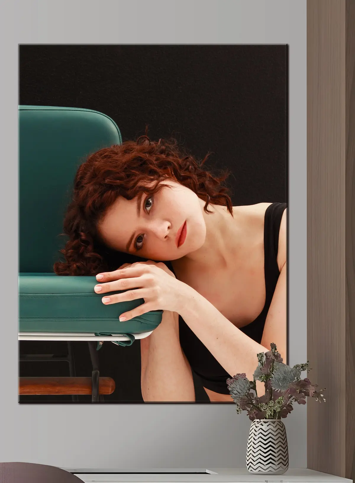 Wandbilder Schulter, Wimpern und menschlicher Körper s33228