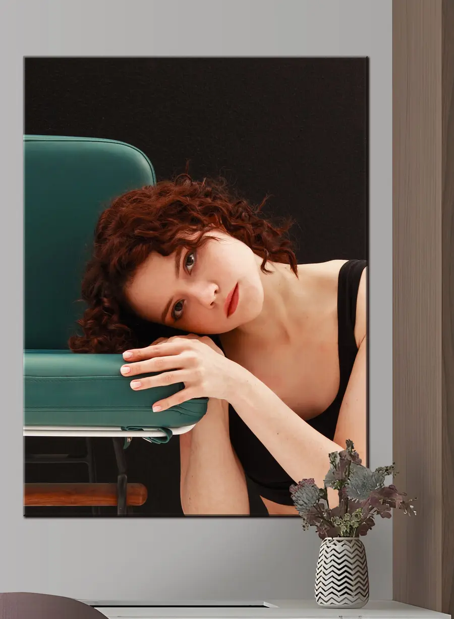 Wandbilder Schulter, Wimpern und menschlicher Körper s33228