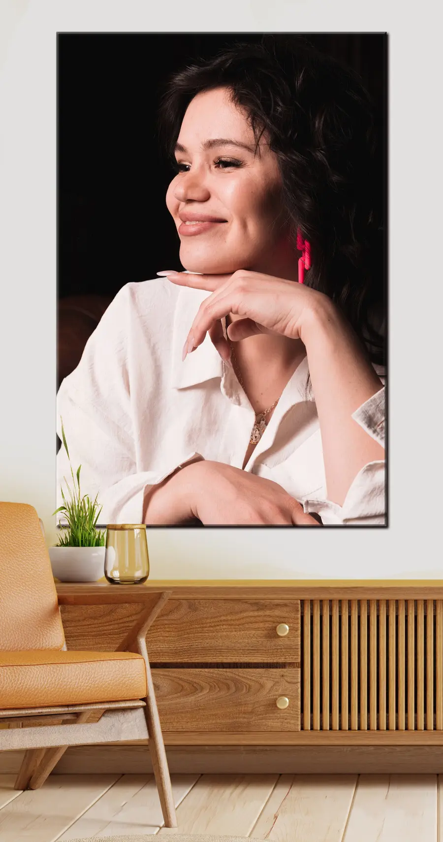 Wandbilder Nase, Lippe und Kinn s33231