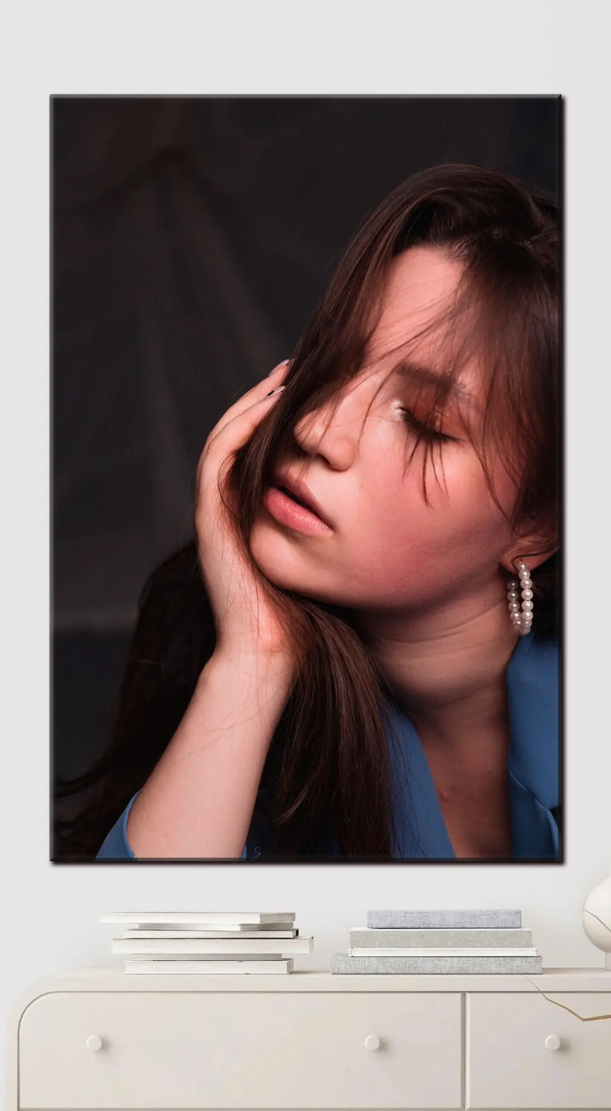 Wandbilder Nase, Wange und Lippe s33232