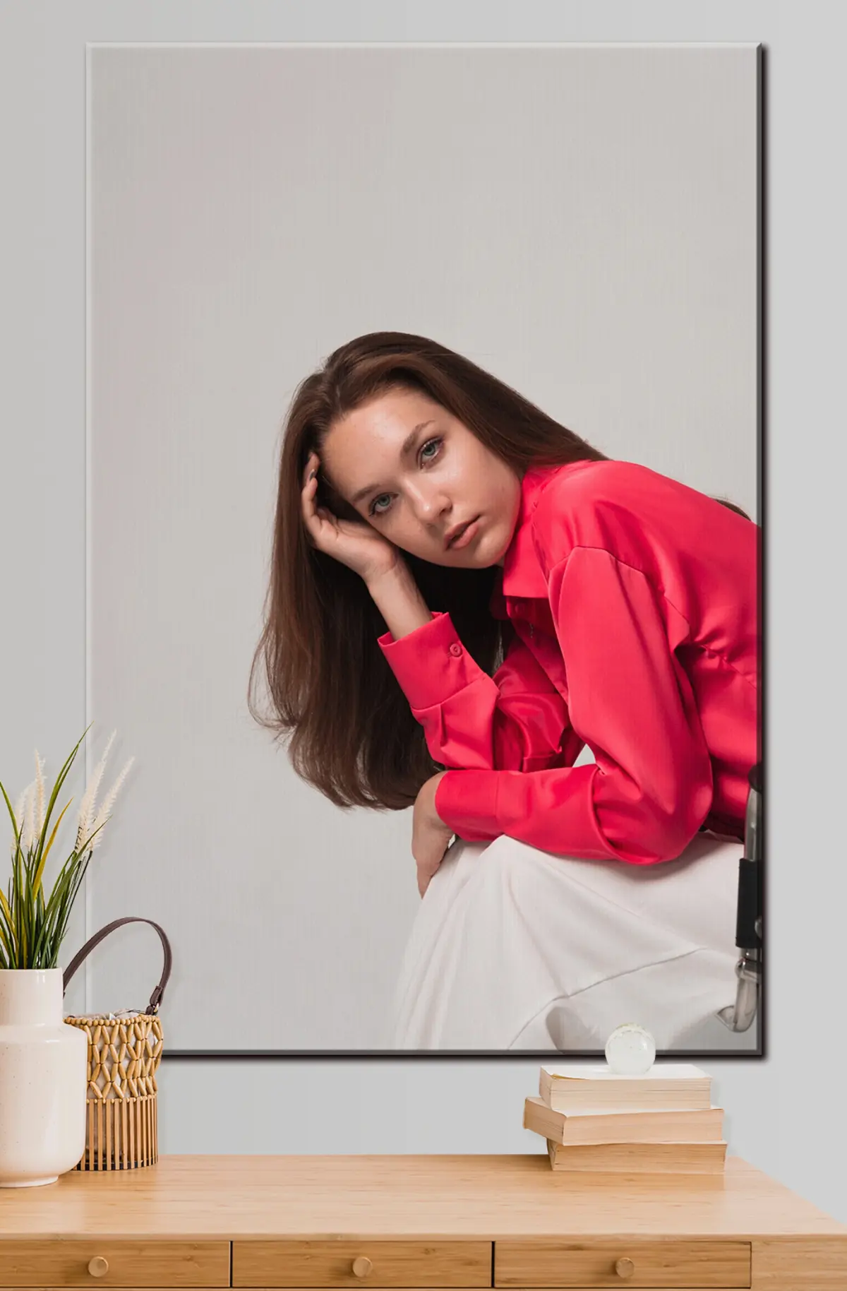 Wandbilder Wimper, Ärmel und Rechteck s33236