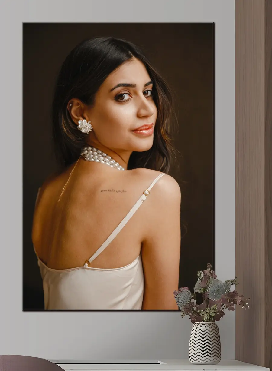 Wandbilder Kopf, Augenbraue und Wimper s33248