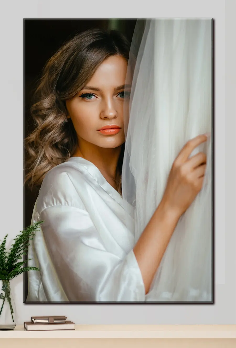 Wandbilder Haar, Wimpern und menschlicher Körper s33249