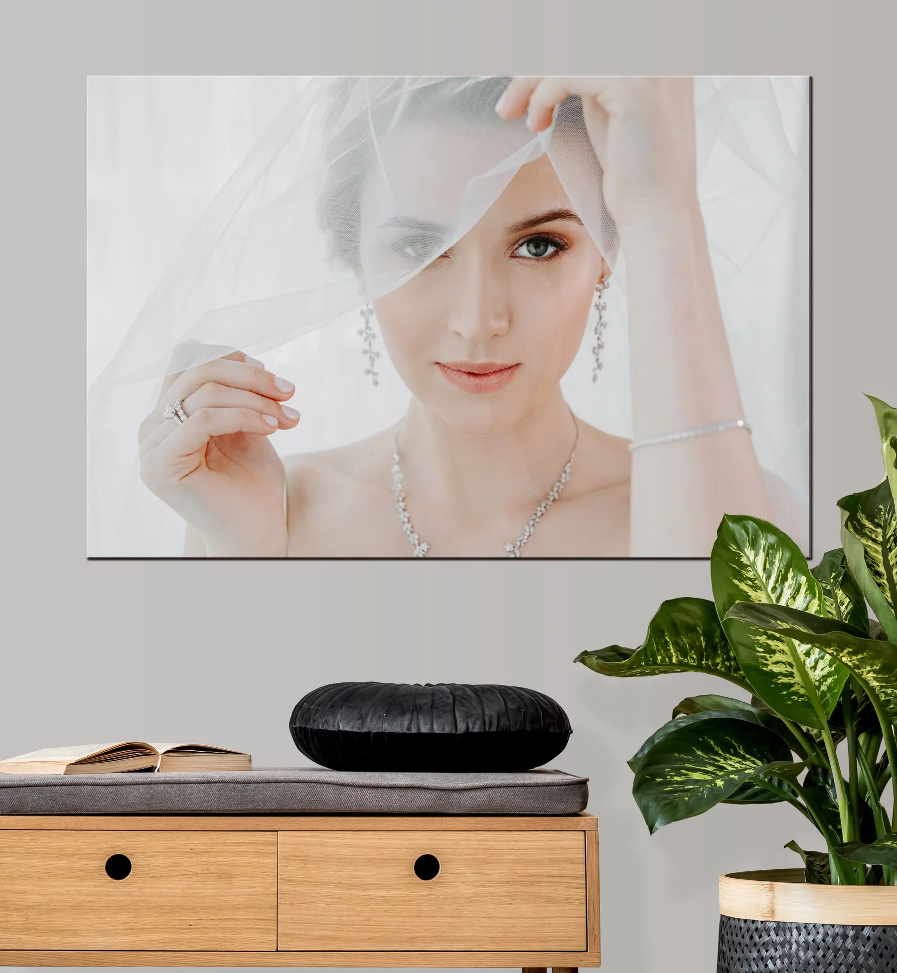 Wandbilder Lippe, Wimpern und Kiefer s33250