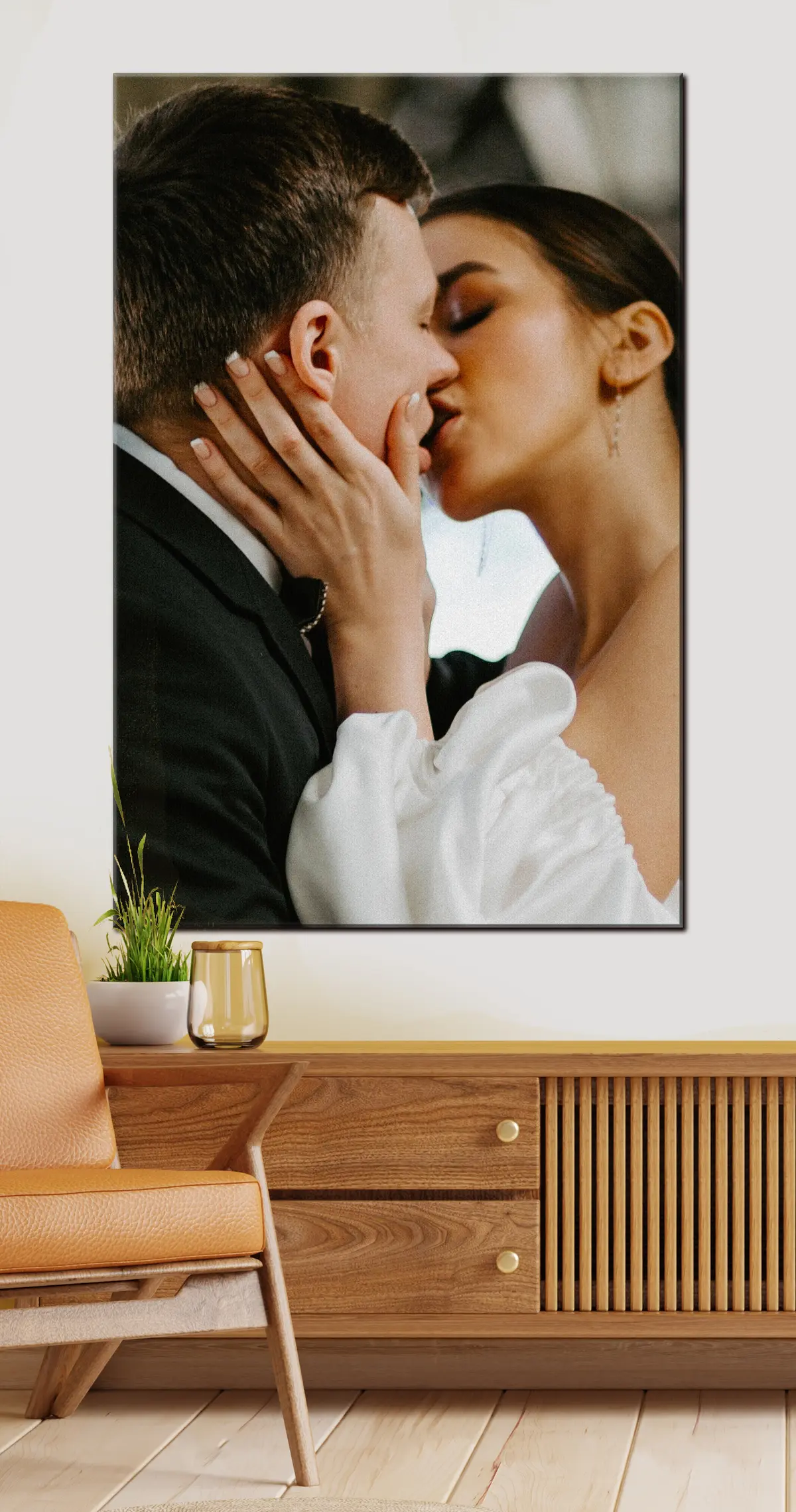 Wandbilder Augenbrauen, Wimpern und Hals s33251