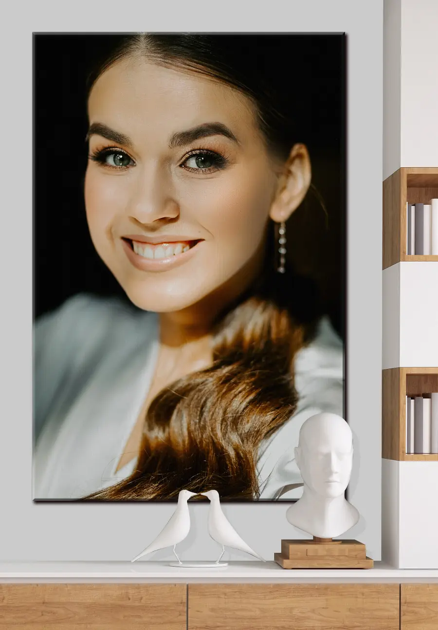 Wandbilder Nase, Lächeln und Lippen s33253