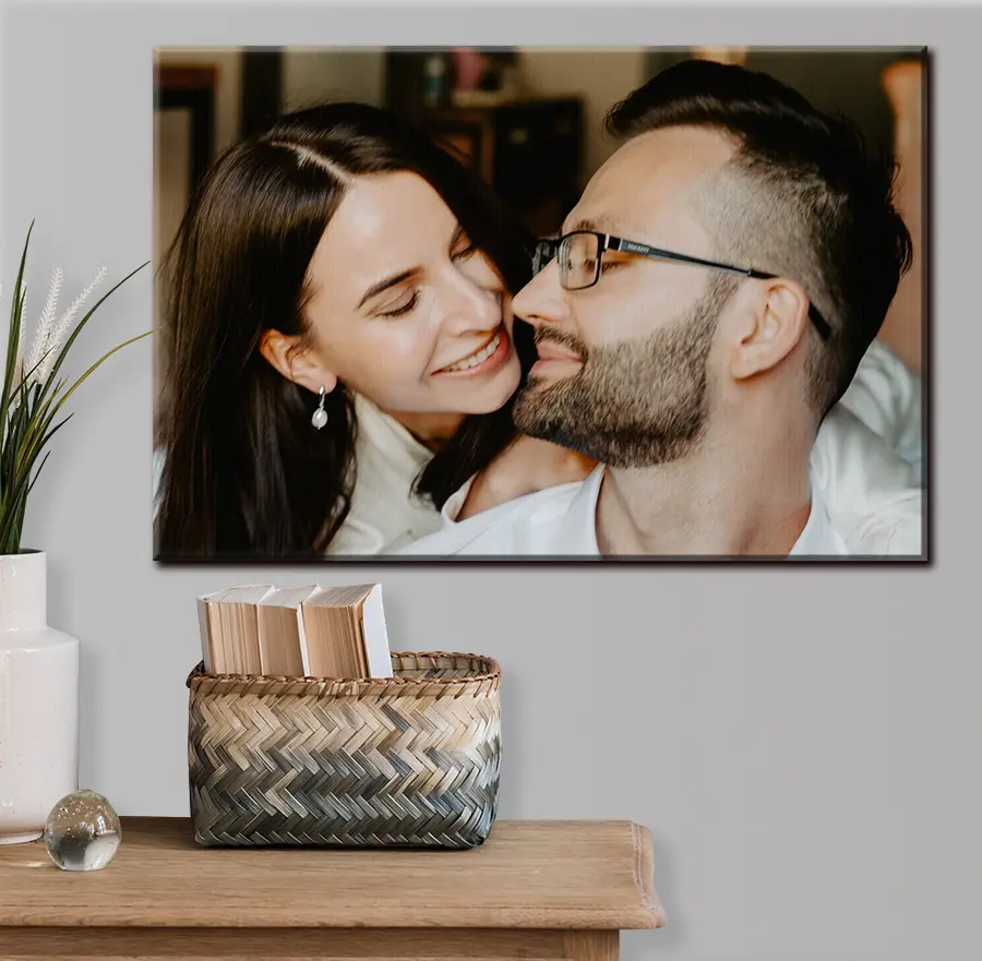 Wandbilder Nase, Lächeln und Brille s33254