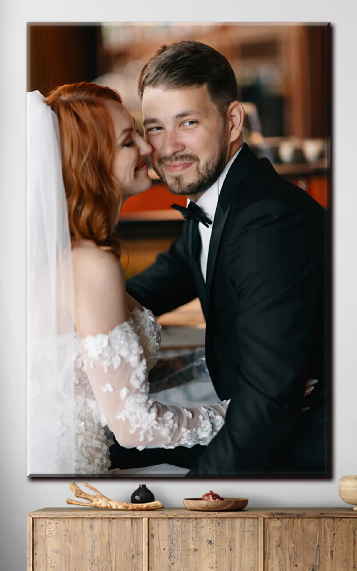 Wandbilder Kleidung, Lächeln und Braut s33257