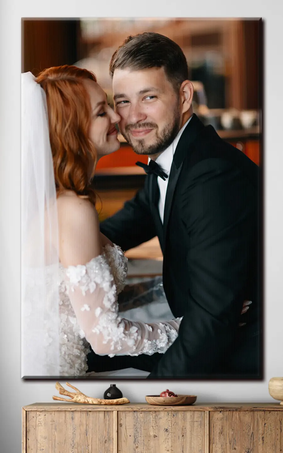 Wandbilder Kleidung, Lächeln und Braut s33257