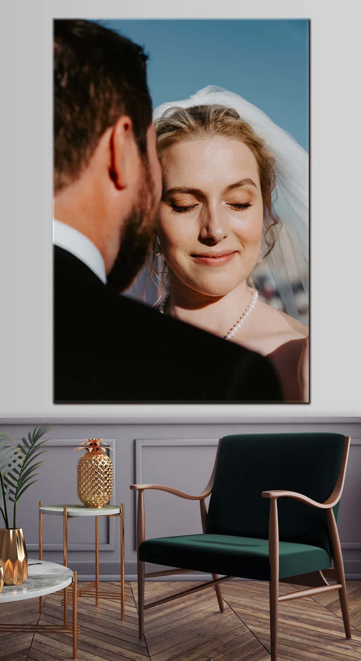 Wandbilder Augenbrauen, Lächeln und Wimpern s33258